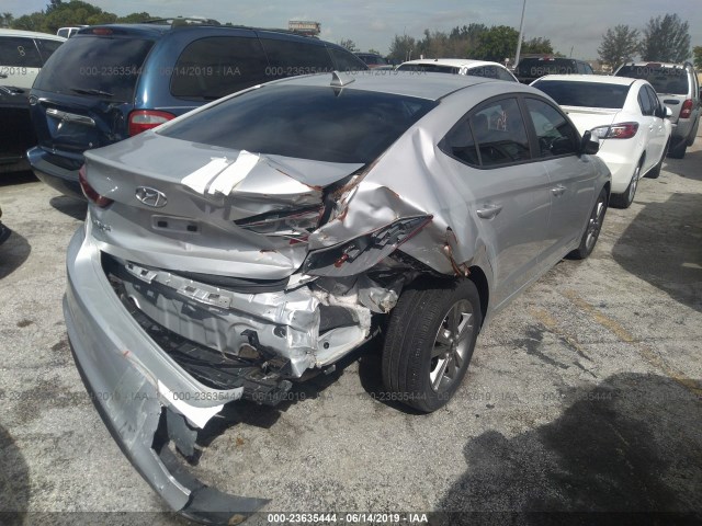 5NPD84LF1HH051653 - 2017 HYUNDAI ELANTRA SE/VALUE/LIMITED SILVER photo 6