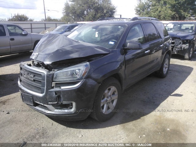 1GKKRNED5DJ235926 - 2013 GMC ACADIA SLE GRAY photo 2