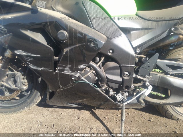 JKAZXCD157A024445 - 2007 KAWASAKI ZX1000 D GREEN photo 9