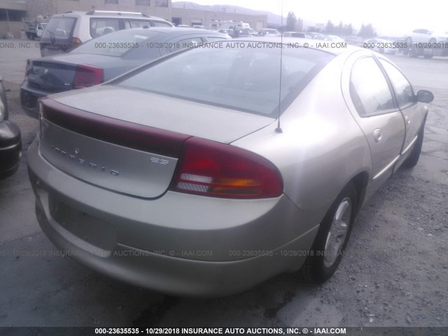 2B3HD56M54H687669 - 2004 DODGE INTREPID ES/SXT 金色 照片 4