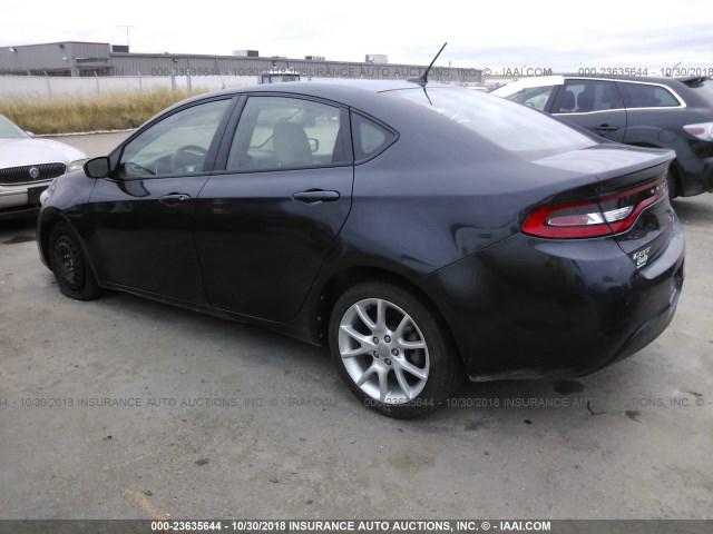 1C3CDFBA6DD170764 - 2013 DODGE DART SXT GRAY photo 3