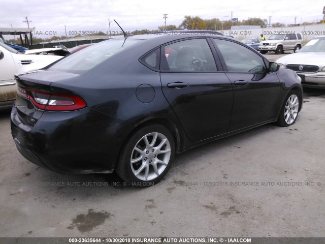 1C3CDFBA6DD170764 - 2013 DODGE DART SXT GRAY photo 4