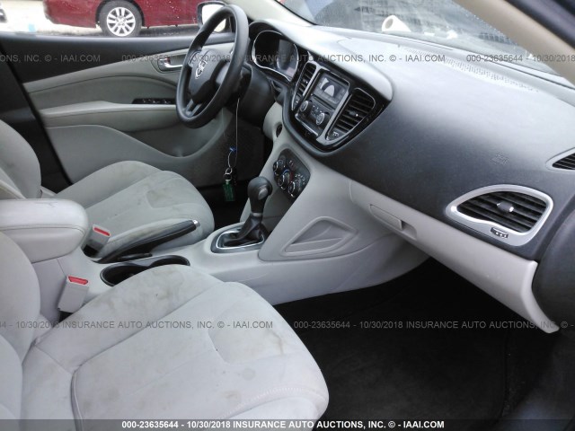 1C3CDFBA6DD170764 - 2013 DODGE DART SXT GRAY photo 5