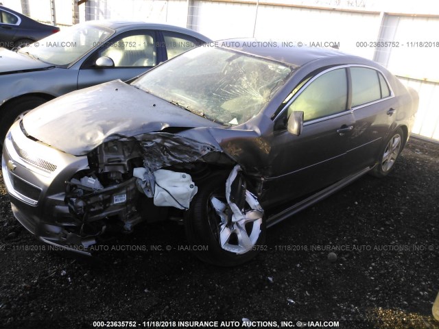 1G1ZB5E02CF260966 - 2012 CHEVROLET MALIBU LS ნაცრისფერი ფოტო 2