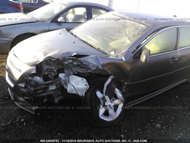 1G1ZB5E02CF260966 - 2012 CHEVROLET MALIBU LS ნაცრისფერი ფოტო 6