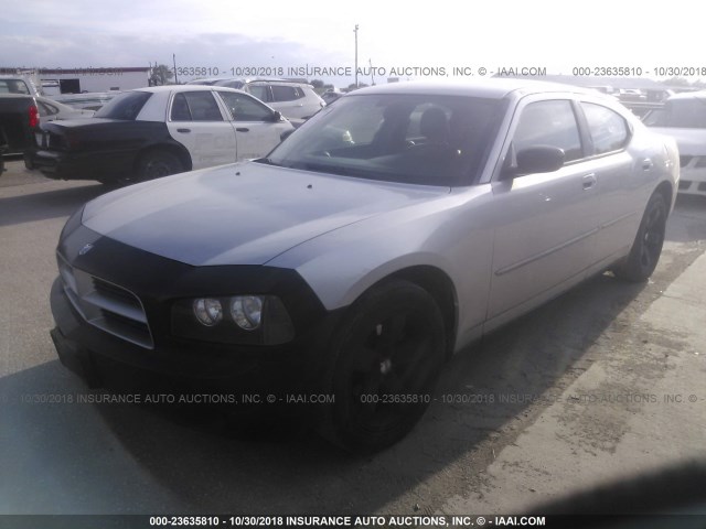 2B3LA43R67H780220 - 2007 DODGE CHARGER SE/SXT SILVER photo 2