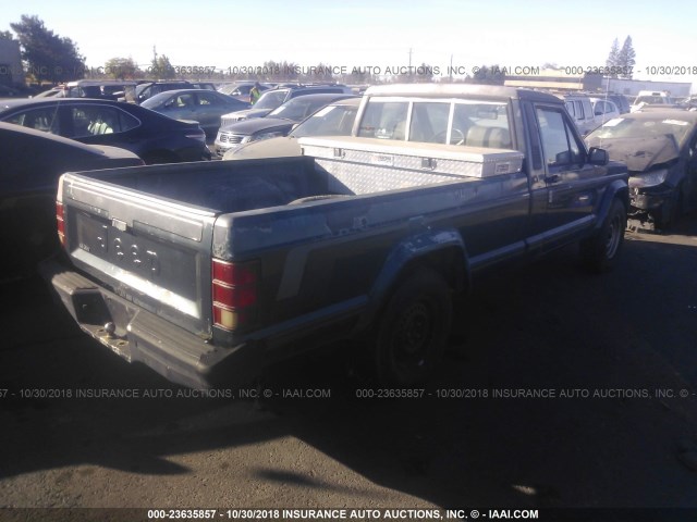 1J7FT36LXLL137547 - 1990 JEEP COMANCHE PIONEER TURQUOISE photo 4