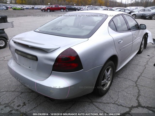 2G2WP522151205554 - 2005 PONTIAC GRAND PRIX SILVER photo 4