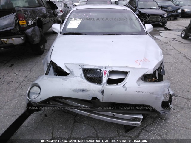 2G2WP522151205554 - 2005 PONTIAC GRAND PRIX SILVER photo 6