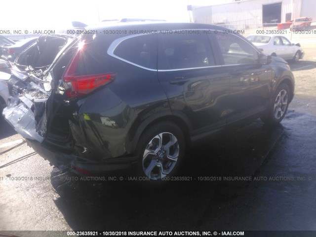 5J6RW1H84HL012761 - 2017 HONDA CR-V EXL BLACK photo 4