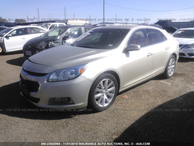 1G11E5SA2GF137465 - 2016 CHEVROLET MALIBU LIMITED LTZ TAN photo 2