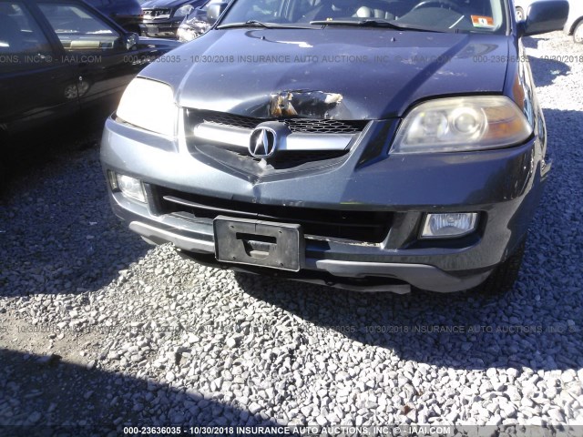 2HNYD18984H531281 - 2004 ACURA MDX TOURING GRAY photo 6