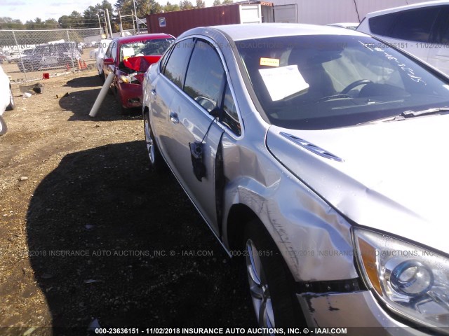 1G4PP5SK3C4122639 - 2012 BUICK VERANO SILVER photo 6