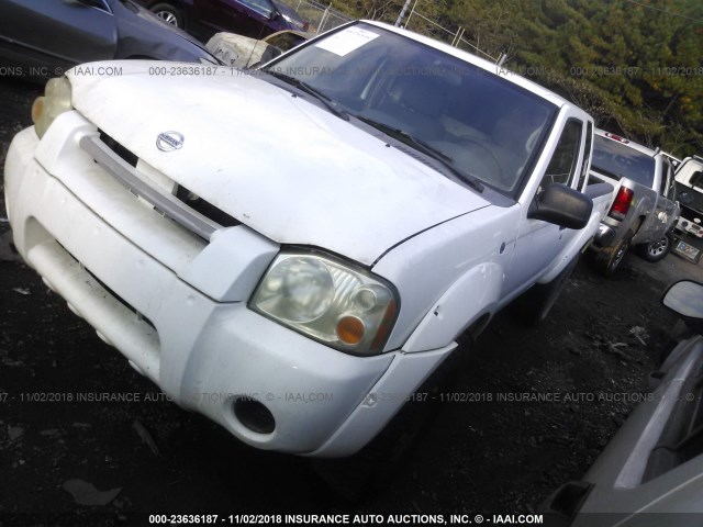 1N6ED26T44C483338 - 2004 NISSAN FRONTIER KING CAB XE V6 WHITE photo 2