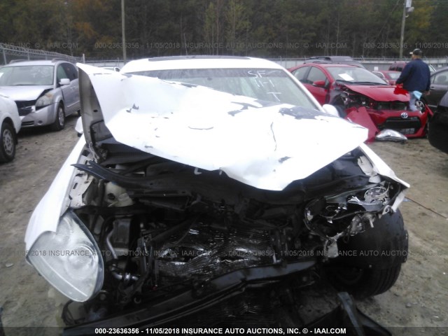 3VWRZ7AJ4AM138827 - 2010 VOLKSWAGEN JETTA SE/SEL WHITE photo 6