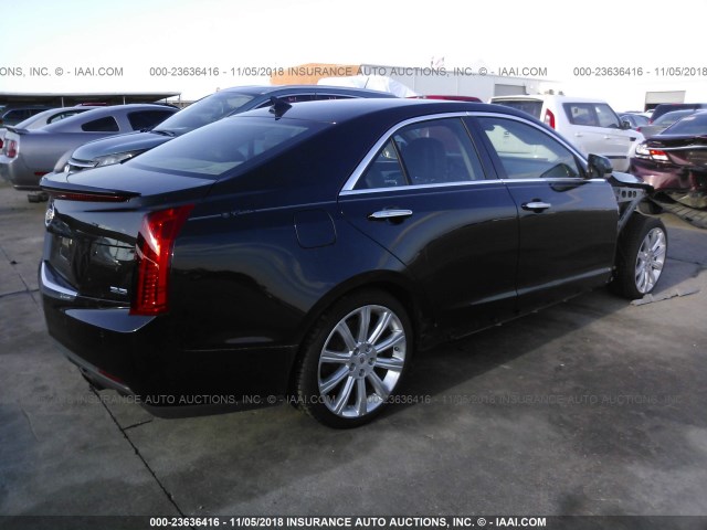 1G6AE5S32D0125830 - 2013 CADILLAC ATS PREMIUM BLACK photo 4