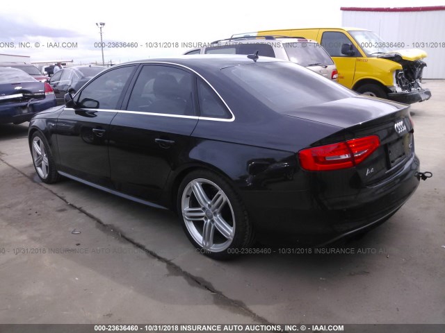 WAUKFAFL8DN021585 - 2013 AUDI A4 PRESTIGE BLACK photo 3