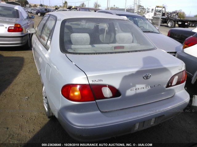 1NXBR12E8XZ255863 - 1999 TOYOTA COROLLA VE/CE/LE SILVER photo 3