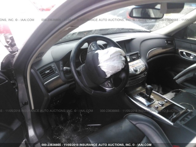 JN1AY1AR8CM580324 - 2012 INFINITI M56 X BLACK photo 5