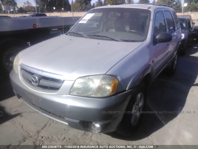 4F2CU08162KM04023 - 2002 MAZDA TRIBUTE LX/ES SILVER photo 2