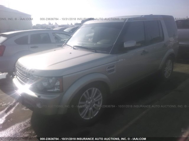 SALAM2D44AA524967 - 2010 LAND ROVER LR4 HSE PLUS SILVER photo 2