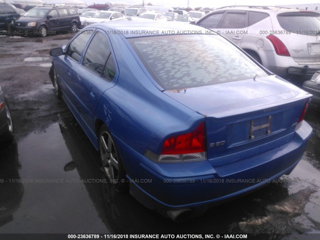 YV1RH527962517537 - 2006 VOLVO S60 R 蓝色 照片 3