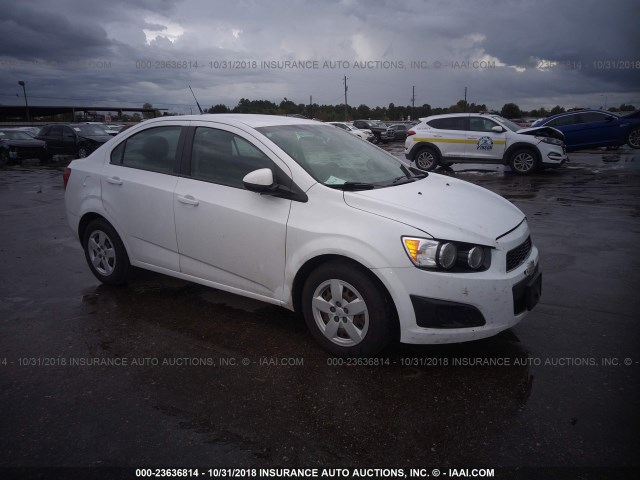 1G1JA5SH1E4143789 - 2014 CHEVROLET SONIC LS 白色 照片 1