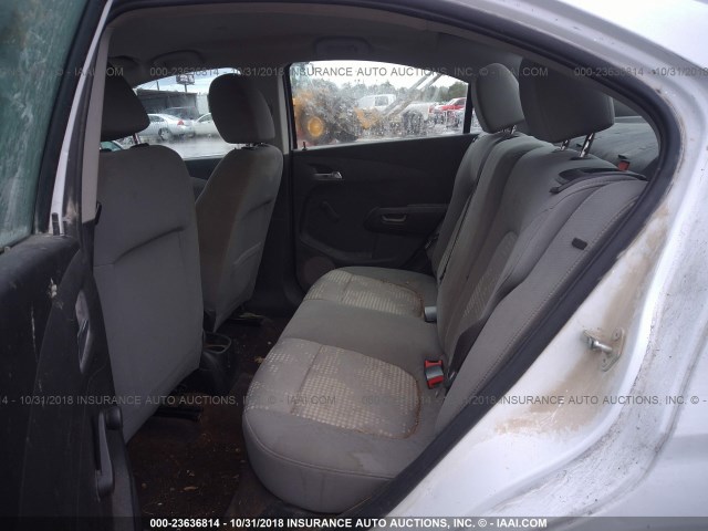 1G1JA5SH1E4143789 - 2014 CHEVROLET SONIC LS 白色 照片 8