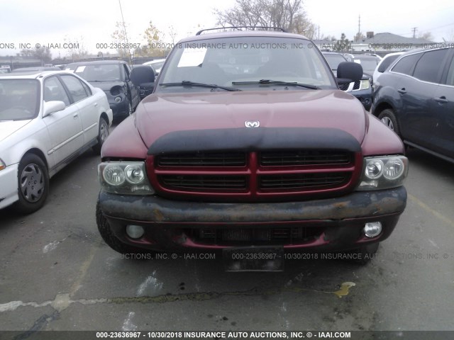 1B4HS28Z9XF692209 - 1999 DODGE DURANGO RED photo 6