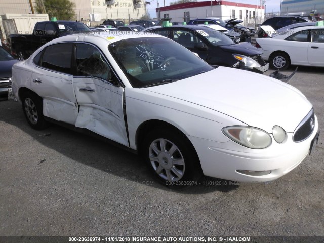 2G4WC532051326352 - 2005 BUICK LACROSSE CX WHITE photo 1