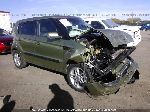 KNDJT2A27B7329702 - 2011 KIA SOUL +/!/SPORT GREEN photo 1