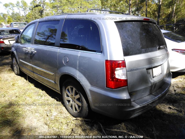 2C4RC1BGXER444207 - 2014 CHRYSLER TOWN & COUNTRY TOURING SILVER photo 3