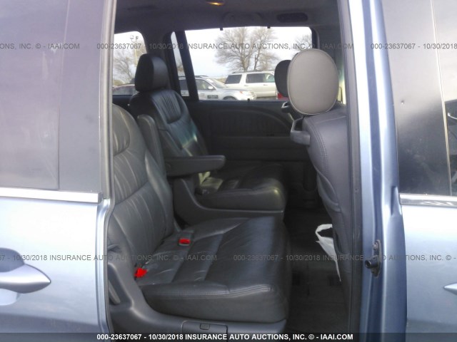 5FNRL38646B037863 - 2006 HONDA ODYSSEY EXL BLUE photo 8