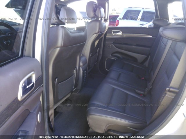 1C4RJFJM5EC432632 - 2014 JEEP GRAND CHEROKEE SUMMIT TAN photo 8