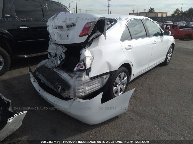 4T1BE46KX9U855977 - 2009 TOYOTA CAMRY SE/LE/XLE WHITE photo 4