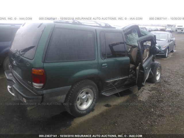 1FMZU73E7YUB01886 - 2000 FORD EXPLORER XLT GREEN photo 4