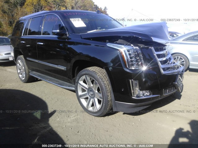 1GYS4BKJ9JR119185 - 2018 CADILLAC ESCALADE LUXURY BLACK photo 1