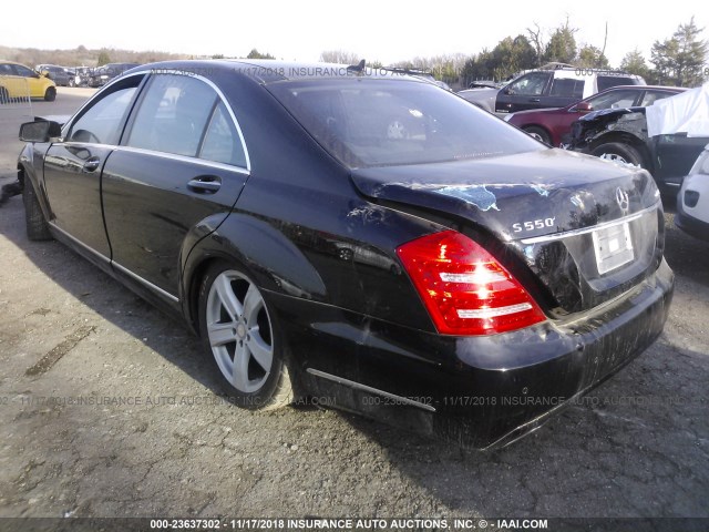 WDDNG8GB1AA329265 - 2010 MERCEDES-BENZ S 550 4MATIC BLACK photo 3