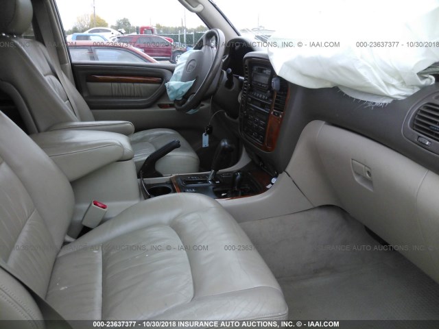 JT6HT00W1X0072583 - 1999 LEXUS LX 470 GRAY photo 5