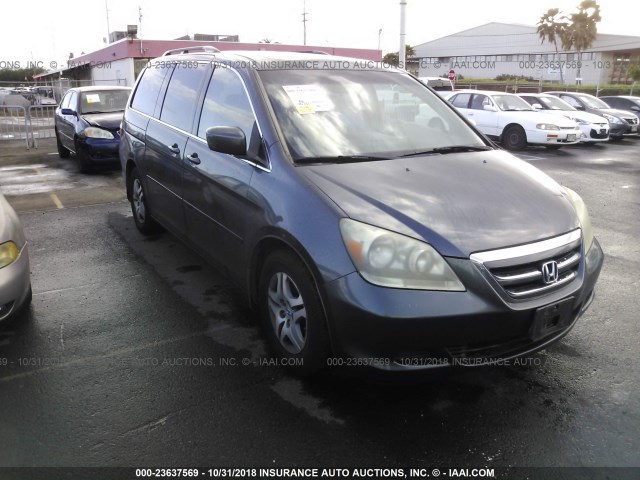 5FNRL386X6B453092 - 2006 HONDA ODYSSEY EXL GRAY photo 1