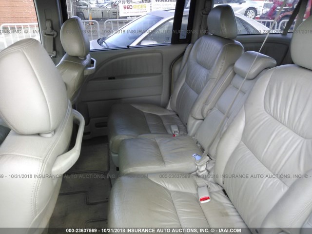 5FNRL386X6B453092 - 2006 HONDA ODYSSEY EXL GRAY photo 8