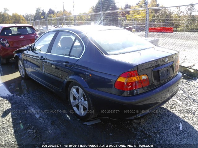 WBAEV53474KM37794 - 2004 BMW 330 I Dark Blue photo 3