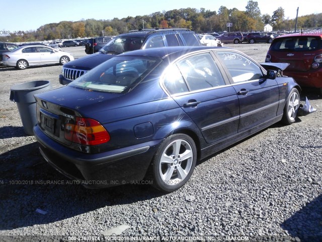 WBAEV53474KM37794 - 2004 BMW 330 I Dark Blue photo 4