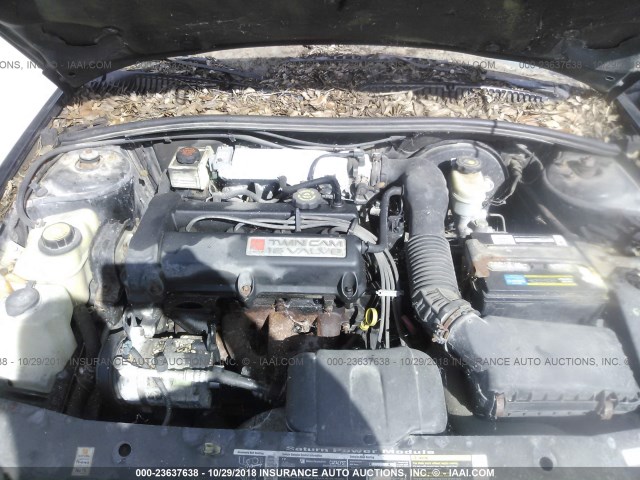 1G8ZK5277XZ316665 - 1999 SATURN SL2 BLACK photo 10