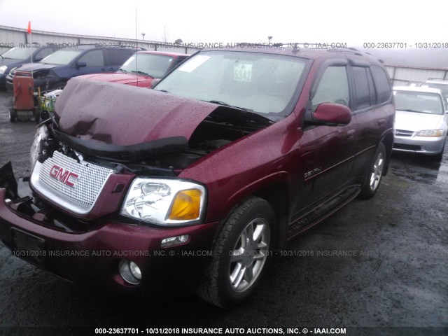 1GKET63M372160102 - 2007 GMC ENVOY DENALI RED photo 2