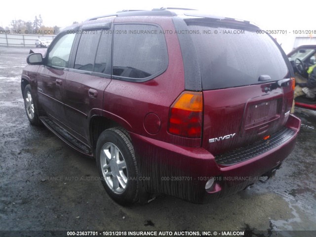 1GKET63M372160102 - 2007 GMC ENVOY DENALI RED photo 3