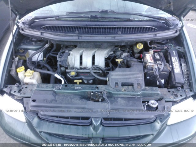 1B4GP54L5VB360725 - 1997 DODGE GRAND CARAVAN LE/ES GREEN photo 10