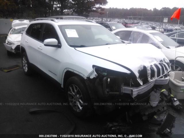 1C4PJMCS8EW151611 - 2014 JEEP CHEROKEE LATITUDE WHITE photo 1