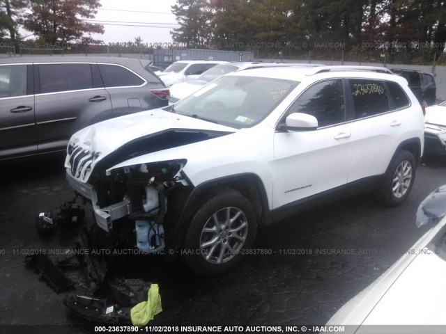 1C4PJMCS8EW151611 - 2014 JEEP CHEROKEE LATITUDE WHITE photo 2