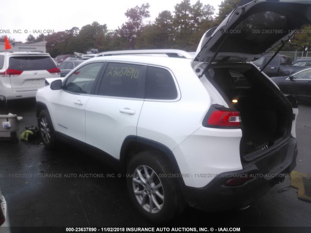 1C4PJMCS8EW151611 - 2014 JEEP CHEROKEE LATITUDE WHITE photo 3